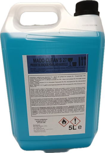 [DE5009/5] [5261] Mado 27 en 5L - Rinçage lave-vaisselle