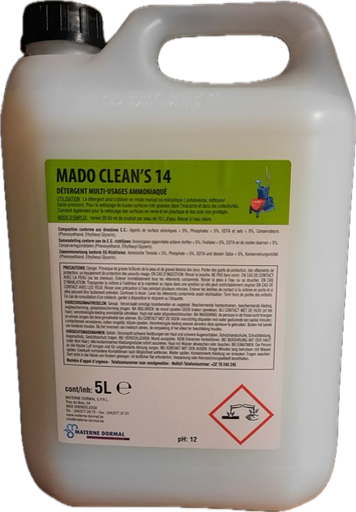 [MAT-DE5103/5] [5273] Mado 14 en 5L nettoyant ammoniaqué
