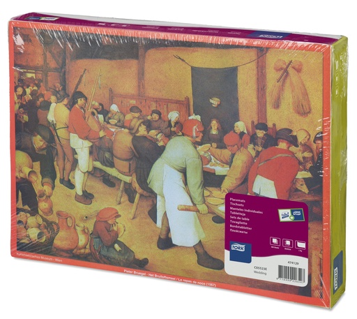 [47 41 29 - Noces] [5506] Set de Table Tork 42x30cm - Carton de 5x500 pièces