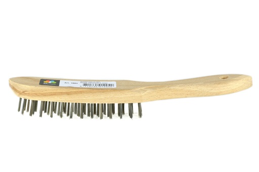 [1685] [5614] Brosse à récurer en Acier(fer ) 23cm ,5 rangs
