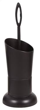 [SP8013Z] [56893] Garniture/Support  WC +brosse en Noir