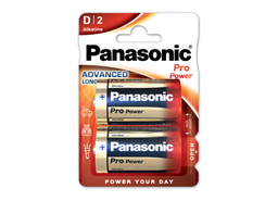 [5844] [10103] Pile Panasonic XL - LR20 PRO.PG - Paquet de 2 pièces