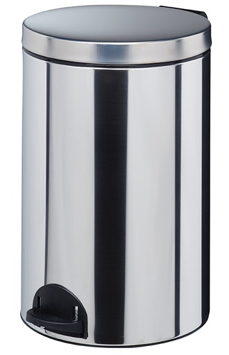 [90360 - SANELIA] [59951] Poubelle à pédale 20L Inox 18/10 - Seau Antibactérien