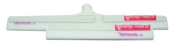 [7090] [173503] Raclette plastique HevaFood 35cm mousse blanc/bord gris