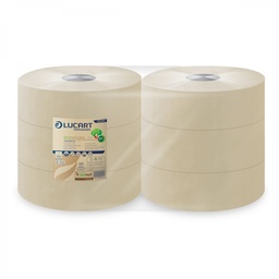 [9652] [812150] Papier Toilette Maxi EcoNatural 350M ,2plis x6rlx- Lucart- Jumbo