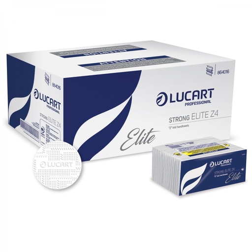 [864016] [9873] Serviette mains Strong Lucart Elite Z4 23x23,5cm - x 2772 pièces