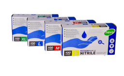 Gant Nitrile Bleu 3,5gr Non poudrés x 100 pièces