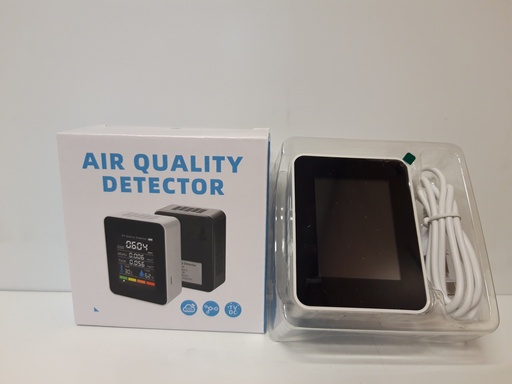 [7318523] [10008] Détecteur CO2 MeterV2 5 en 1 -COV,HCHO,Temp,Hum.
