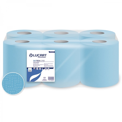 [852291] [9628] Bobine Skytech Lucart 2.150 - Bobines mains 2 plis x6Rlx