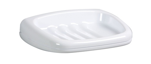 [51760 - SANIPLA] Porte Savon Mural plastique blanc 16x11,1x4cm