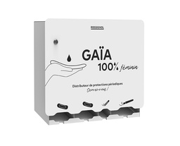 [51920] [51920] DIST. 4 Compart. Protections Périodique GAIA Neutre Blanc 9016