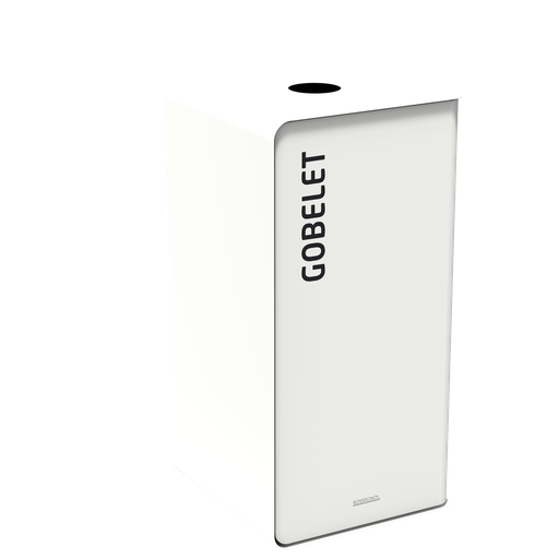 [55855 -CUBATRI] [55855] BORNE DE TRI SELECTIF 40L SANS SERRURE -TRI GOBELETS