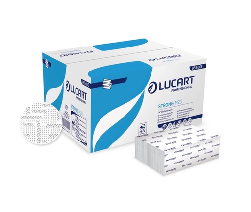[865005] [865005] Essuie-Mains Strong Lucart "M"20 - 2 plis x1875pces -