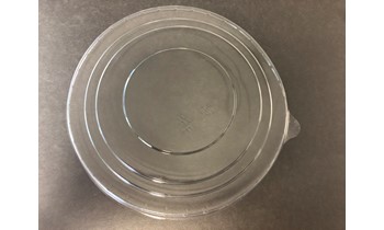 [ECAS90298] [26551] Couvercle rond PET transparent pour Bol rond - x300 pièces