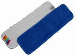 [601.500.004] [601.500.004] Mop Microfibre 60 cm bleu avec velcro et code couleur