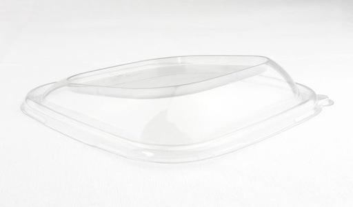 [63020078] [PUL54224] Couvercle carré biseauté RPET BEPULP - 190x190x38mm - Cart. 6x50 pièces