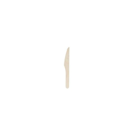 [76000023] [80550008] Couteau en bois wax VERIVE 160mm - x100 pièces