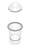[63020172] [P7900POPC] Couvercle Rpet pop Delipack 101x13mm - Cart. 32x50 pièces