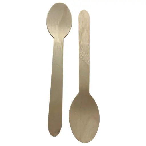 [76020026] [805500100] Cuillière en bois wax VERIVE 110mm - x100 pièces
