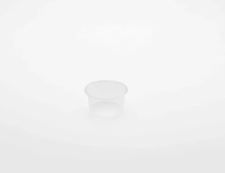 [63010191] [000859] Pot PP - transparent - Ø70x35mm 80ml - Cart.20x50 pièces