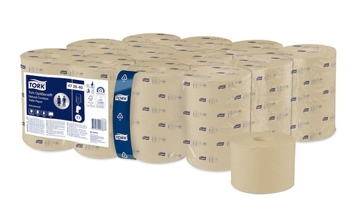 [472640] [472640] Tork OptiServe® Papier toilette sans mandrin x24Rlx  2 plis - Naturel - Advanced T7