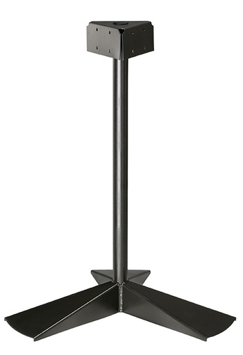 [58819] [58819] POTEAU 3 FLUX A POSER OU A FIXER COLLEC - GRIS MANGANESE