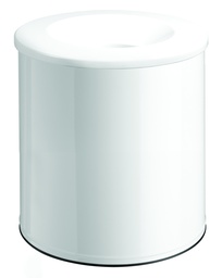 [52140] [52140] NEO Corbeille antifeu 15L Blanc signalisation